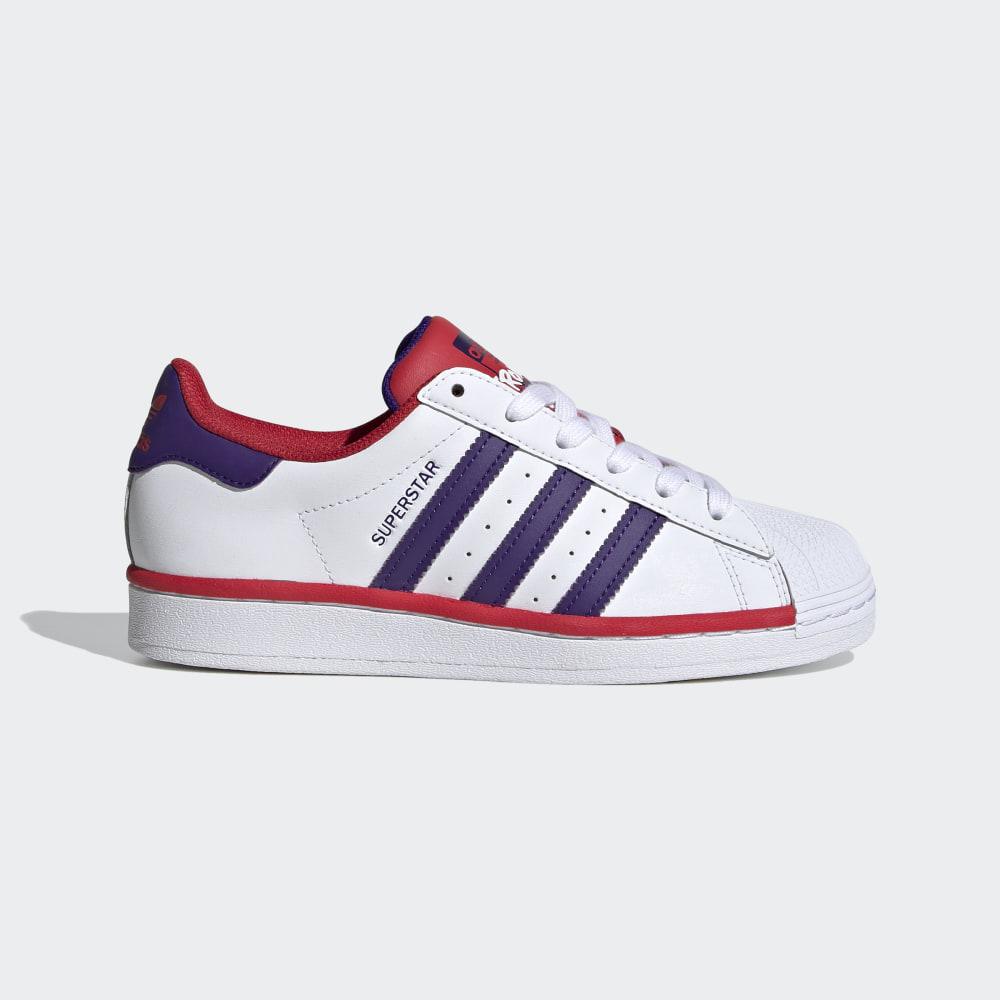 Originals Adidas Superstar Fete Romania - Albi/Violet/Rosii Inchis FV3666